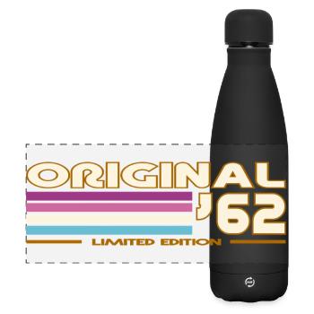 1962 - Matte Panorama Isolierflasche 500 ml - Schwarz - Vorne