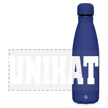 Unique Unique Individual Self-Worth Unique - Matte Panoramic Thermal Bottle 500 ml - dark blue  - Front