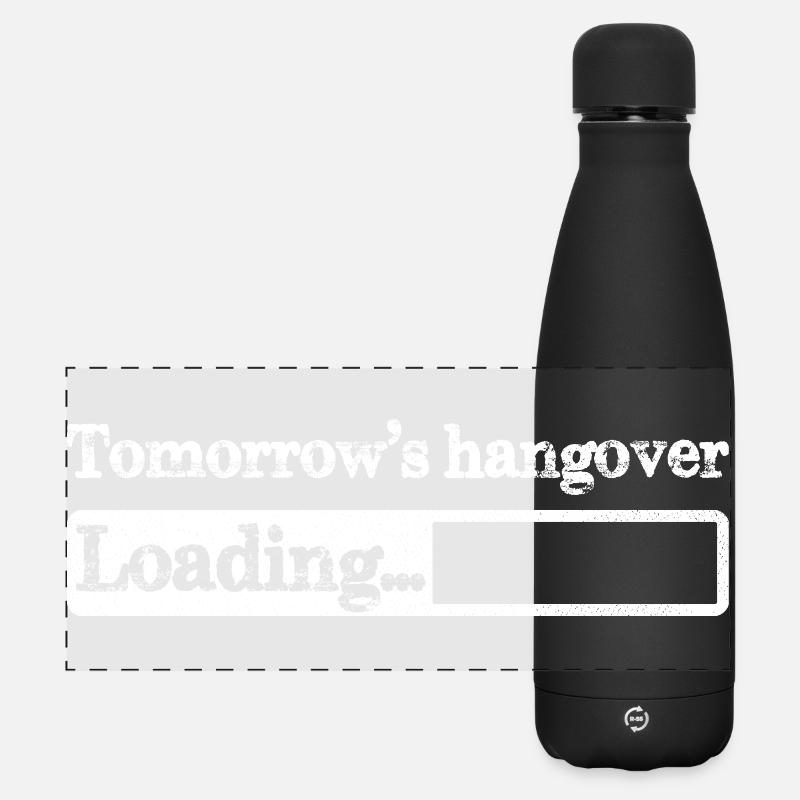 Tomorrow s hangover loading - Matte Panoramic Thermal Bottle 500 ml - black