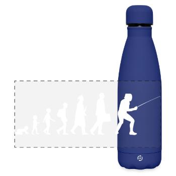 Kind zum Fechter - Matte Panorama Isolierflasche 500 ml - Dunkelblau  - Vorne