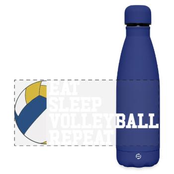 volleyball player - Matte Panoramic Thermal Bottle 500 ml - dark blue  - Front