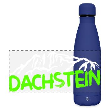 Dachstein Ramsau Souvenir Shirt - Matte Panorama Isolierflasche 500 ml - Dunkelblau  - Vorne