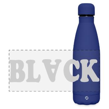 BLACK - Matte Panorama Isolierflasche 500 ml - Dunkelblau  - Vorne