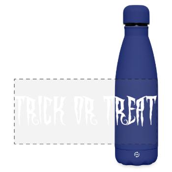 Trick or treat - Matte Panoramic Thermal Bottle 500 ml - dark blue  - Front