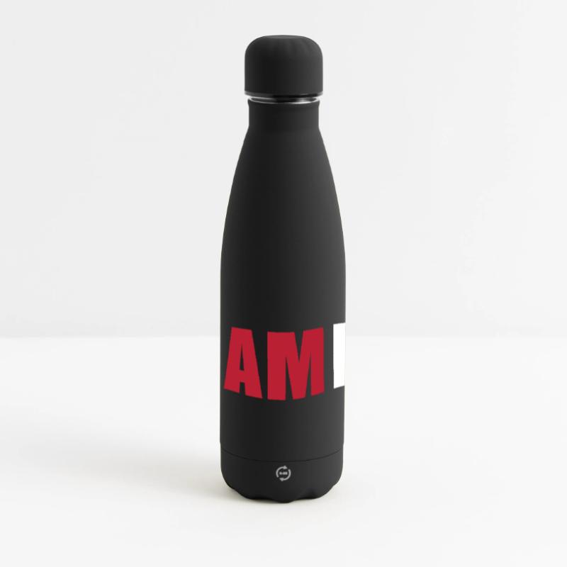 Conception d’inspiration du drapeau sud-coréen Gourde isotherme panoramique mate 500 ml
