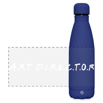 Künstlerischer Leiter - Matte Panorama Isolierflasche 500 ml - Dunkelblau  - Vorne
