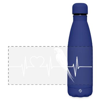L’ère de l’ara - Gourde isotherme panoramique mate 500 ml - bleu foncé  - Devant