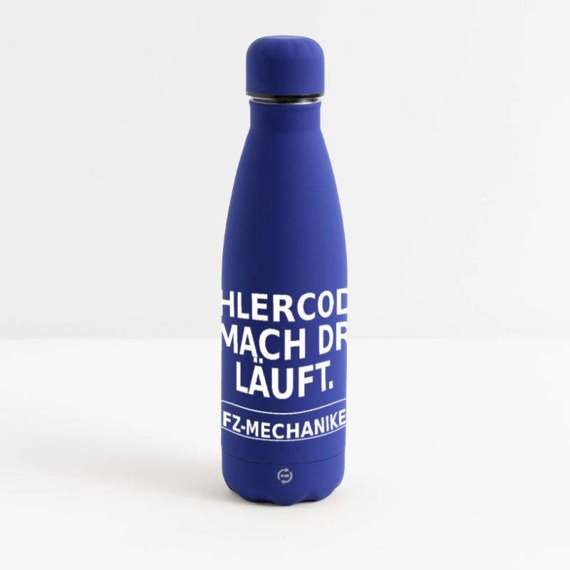 Car mechanic – error code? I do it all the time Matte Panoramic Thermal Bottle 500 ml
