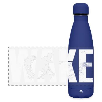 Wakeboard Wakeboarden - Matte Panorama Isolierflasche 500 ml - Dunkelblau  - Vorne
