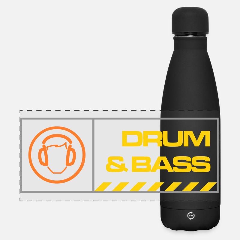 db warning - Matte Panoramic Thermal Bottle 500 ml - black