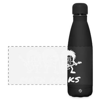 Les maths déchirent les formules Humour scolaire - Gourde isotherme panoramique mate 500 ml - noir - Devant