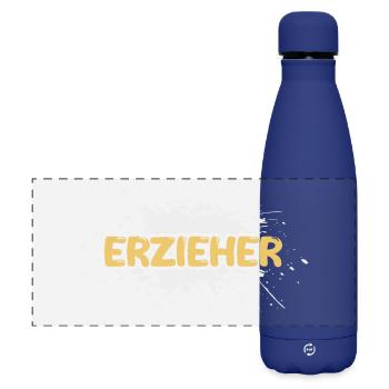 Formateur en emploi - Gourde isotherme panoramique mate 500 ml - bleu foncé  - Devant