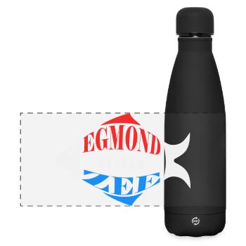 Egmond aan zee - Gourde isotherme panoramique mate 500 ml - noir - Devant