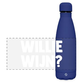 Willie Wijn? - Niederlande - Netherlands Nederland - Matte Panorama Isolierflasche 500 ml - Dunkelblau  - Vorne