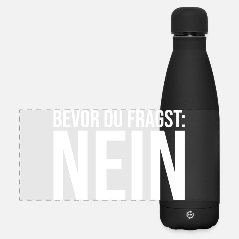 Before you ask: No - Matte Panoramic Thermal Bottle 500 ml - black