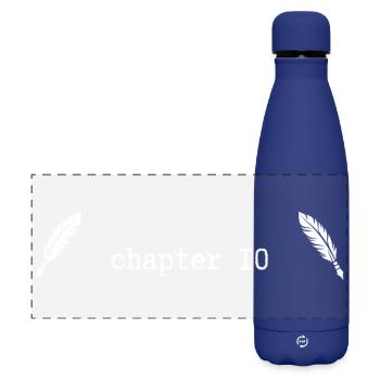chapter 10 Birthday - Matte Panoramic Thermal Bottle 500 ml - dark blue  - Front