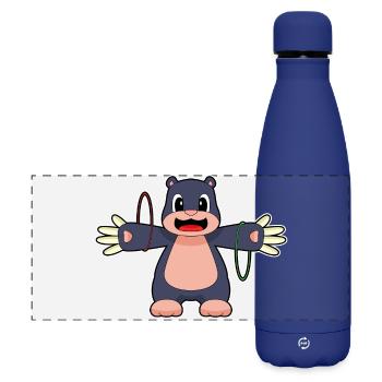 Gymnastique d’entraînement Mole Fitness Hoop - Gourde isotherme panoramique mate 500 ml - bleu foncé  - Devant