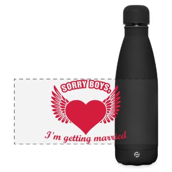 hen night - Matte Panoramic Thermal Bottle 500 ml - black - Front