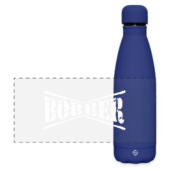 Chemise Ratsking Ratlook – Style rustique personnalisé - Gourde isotherme panoramique mate 500 ml - bleu foncé  - Devant
