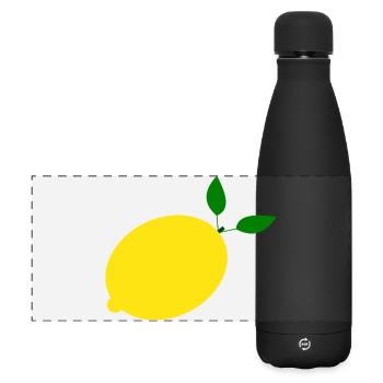 Citron Lime Lime - Gourde isotherme panoramique mate 500 ml - noir - Devant