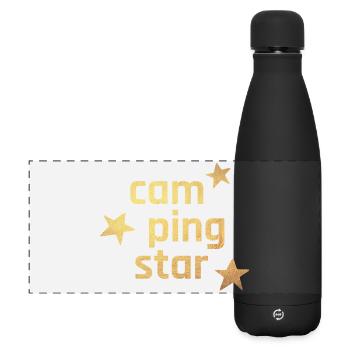 Camping Star Star Gold Fan de camping-car de luxe exclusif - Gourde isotherme panoramique mate 500 ml - noir - Devant