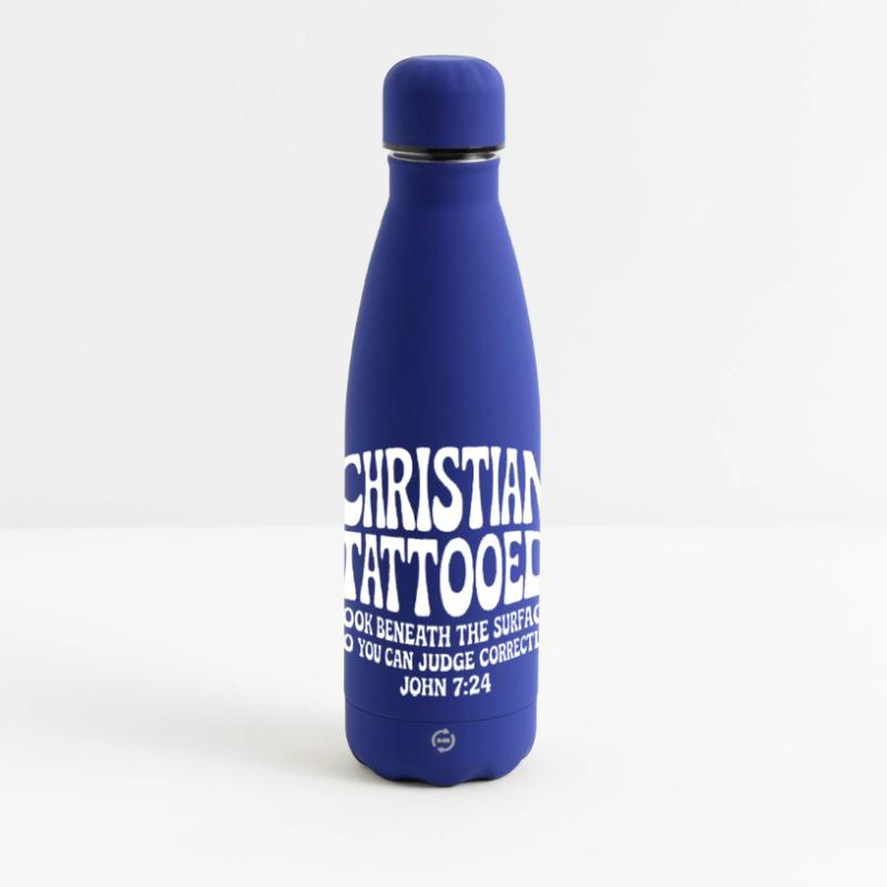 Christian Tattooed Look Beneath Surface Matte Panoramic Thermal Bottle 500 ml