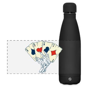 The Deadly Game - Matte Panoramic Thermal Bottle 500 ml - black - Front