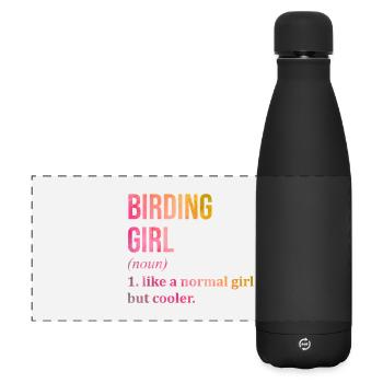 Birder - Gourde isotherme panoramique mate 500 ml - noir - Devant