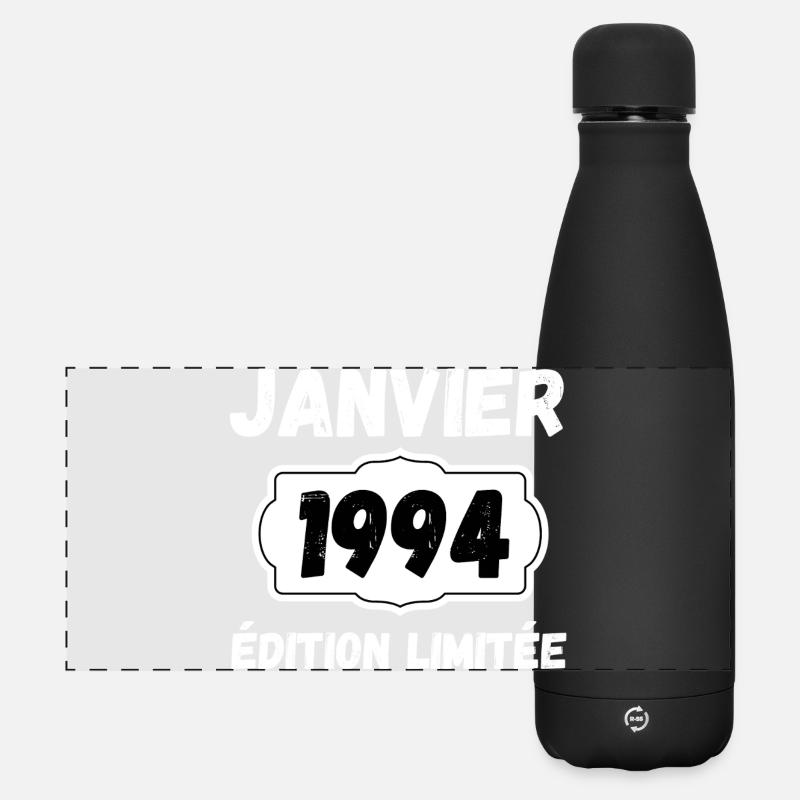 January 1994 Limited Edition Anniversary - Matte Panoramic Thermal Bottle 500 ml - black