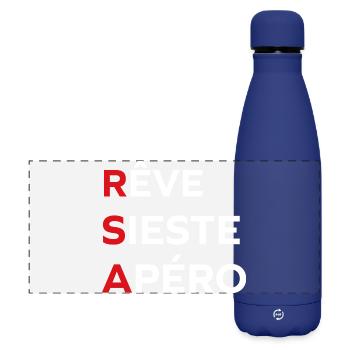 Dreams Nap Aperitif rsa - Matte Panoramic Thermal Bottle 500 ml - dark blue  - Front