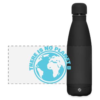 Il n’existe pas d’art climatique de la Planète B - Gourde isotherme panoramique mate 500 ml - noir - Devant