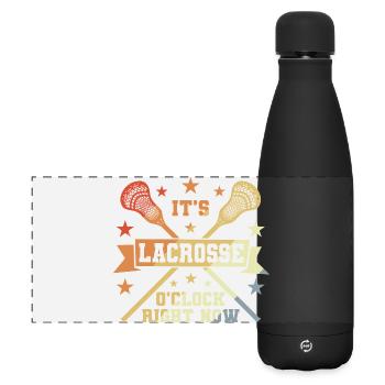 Lacrosse Witz - Matte Panorama Isolierflasche 500 ml - Schwarz - Vorne
