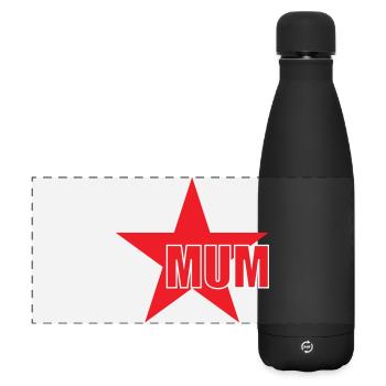 Maman d'Amour - Mother's Day - Matte Panoramic Thermal Bottle 500 ml - black - Front