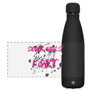 Certaines filles restent propres, Schlammlauf Mud Run - Gourde isotherme panoramique mate 500 ml - noir - Devant