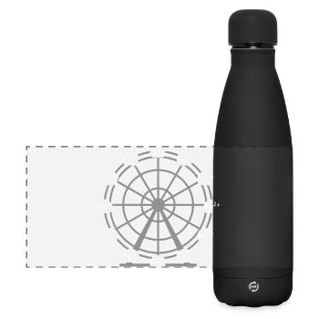 Eiseneisen-Fe2+-Ionenchemie-Wissenschaftsdesign - Matte Panorama Isolierflasche 500 ml - Schwarz - Vorne
