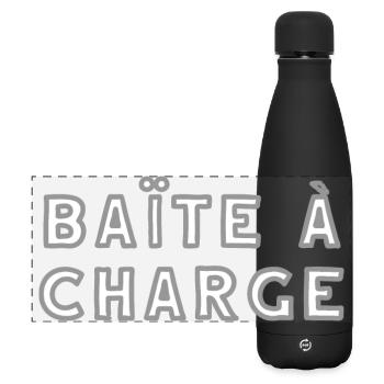 vendeen baite a charge - Gourde isotherme panoramique mate 500 ml - noir - Devant