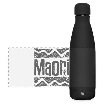 Maozi Tribal Print T-Shirt - Matte Panoramic Thermal Bottle 500 ml - black - Front
