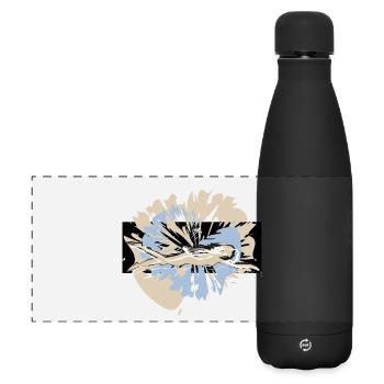 Perfect design for your swimming outfit - Matte Panoramic Thermal Bottle 500 ml - black - Front