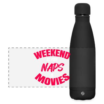 Films Streaming Théâtre Déclaration Nuit du cinéma - Gourde isotherme panoramique mate 500 ml - noir - Devant