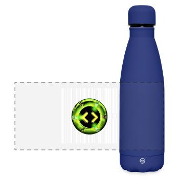 SPOT - BEREIT - Matte Panorama Isolierflasche 500 ml - Dunkelblau  - Vorne