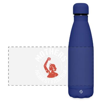 Mères contre le fascisme - Produits dérivés antifascistes - Gourde isotherme panoramique mate 500 ml - bleu foncé  - Devant
