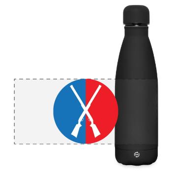 Chasse - Chasseur - Gourde isotherme panoramique mate 500 ml - noir - Devant