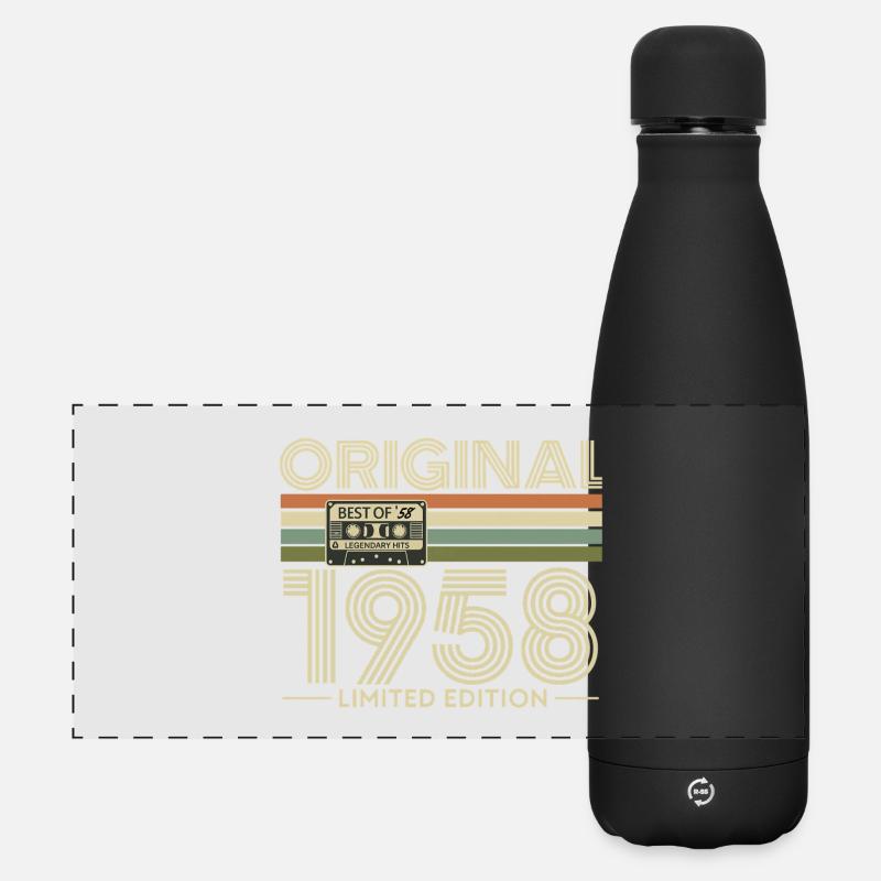Original 1958 Edition Retro - Gourde isotherme panoramique mate 500 ml - noir