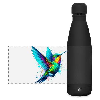 Colibri - Gourde isotherme panoramique mate 500 ml - noir - Devant
