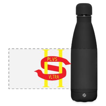 PLVS VLTRA - Matte Panoramic Thermal Bottle 500 ml - black - Front