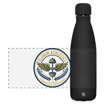Elohim Hebrew Israelite - Matte Panorama Isolierflasche 500 ml - Schwarz - Vorne