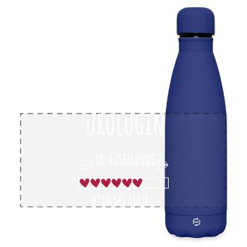 Urologin Ausbildung Medizinstudium Ärztin Medizin  - Matte Panorama Isolierflasche 500 ml - Dunkelblau  - Vorne