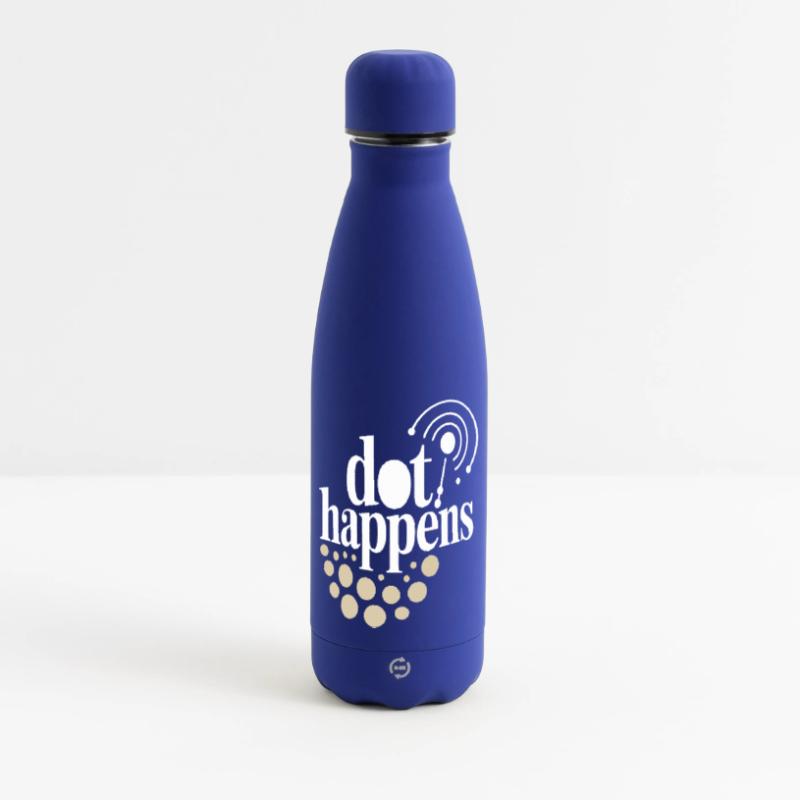 Dot Happens Morse Code Fun Gourde isotherme panoramique mate 500 ml