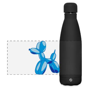 Balloon Dog - Gourde isotherme panoramique mate 500 ml - noir - Devant