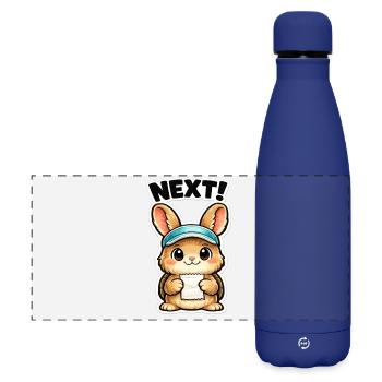 Next Hase Notiz Sticker - Matte Panorama Isolierflasche 500 ml - Dunkelblau  - Vorne